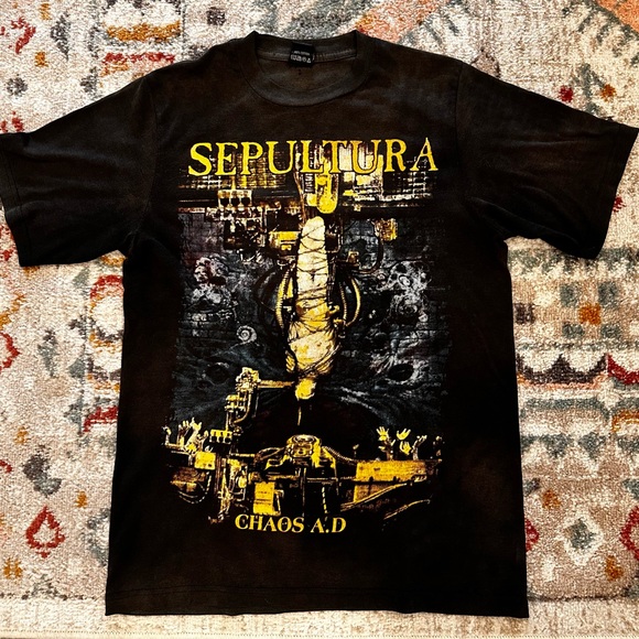 Vintage 94 Sepultura Chaos t-shirt. - Picture 1 of 3